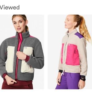 COPY - Figs scrubs jackets Sherpa xs